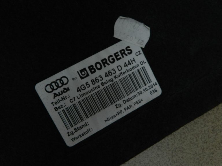 Audi A6 oriģinālais bagāžnieka grīdas oriģinālais pārsegs