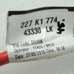 Volvo XC90 II akumulatora vadu instalācijas pozitīvais vads 31394188 Akumulatora pozitīvais vads