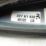 BMW E65 E66 Jumta antenas pārsegs 472 Sterling pelēks 6924343