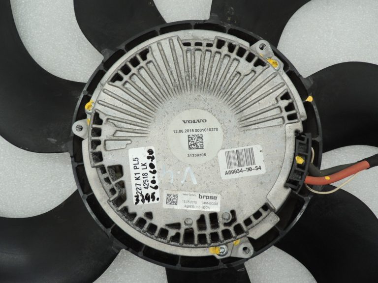 Volvo XC90 II 2.0D D5 D4204T11 165KW Dzesēšanas ventilators 31657772 31338305 Dzesēšanas ventilators