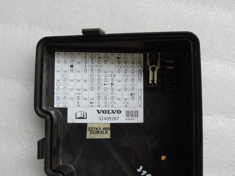 Volvo XC90 II drošinātāju kārbas vāciņš 31398001 31409287