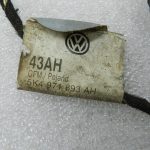 VW Golf 6 oriģinālā instalācija durvju durvju instalācija aizmugurējā kreisā pusē