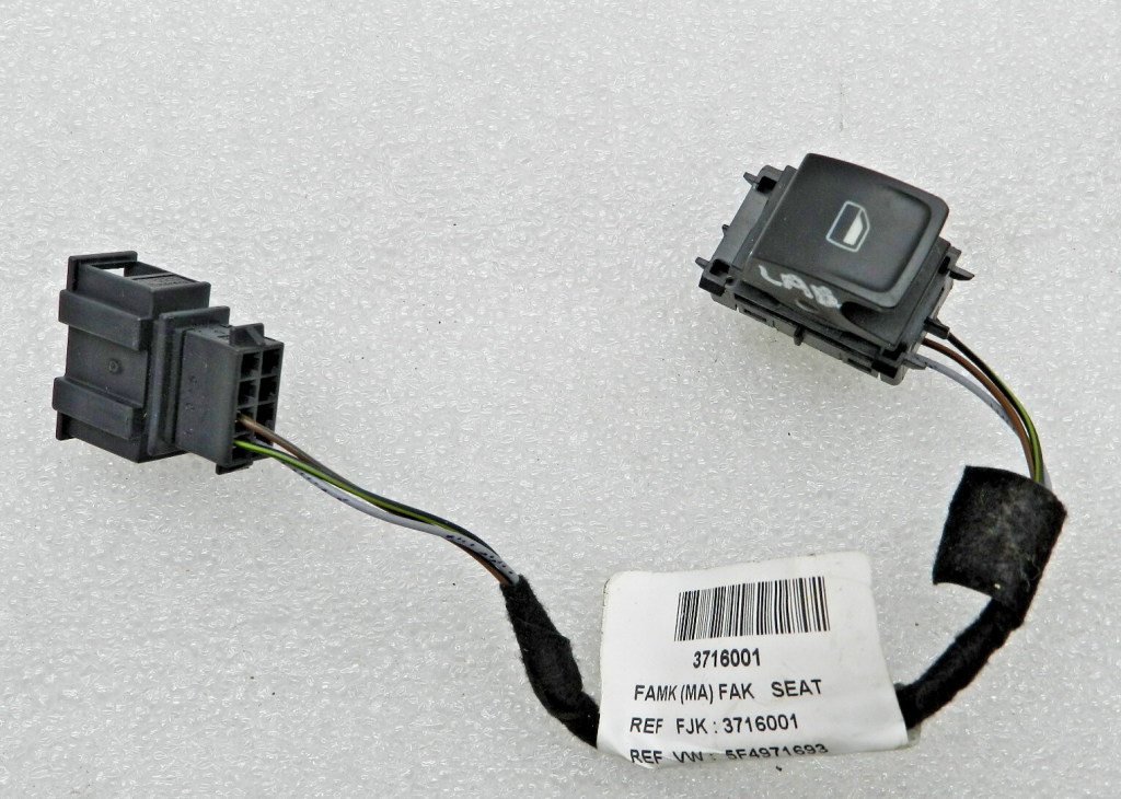 Seat Skoda VW oriģināls logu regulatora slēdzis
