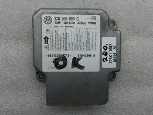VW Skoda оригинальный блок управления подушками безопасности Блок управления подушками безопасности