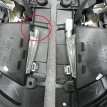 Audi A6 oriģināls iekšējās atvēršanas rokturu komplekts Trūkst vienas spuldzes!!!!!