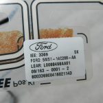 Ford oriģināls sēdekļa atpazīšanas vāks priekšpusē