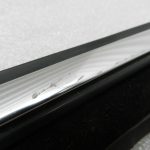 VW Passat B7 Oriģināls hromēts durvju līstes aizmugurējā labajā pusē SCRATCHES!
