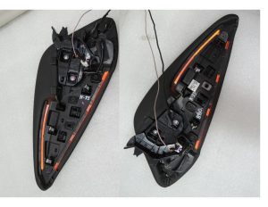 Nissan Qashqai J11 centrālās konsoles vāka komplekts priekšējais ar LED 969934EA0A