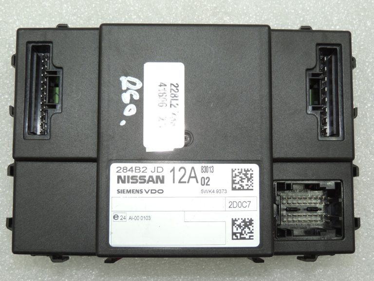 Nissan Qashqai J10 BCM vadības modulis 284B2JD02D 284B2JD 284B2JD