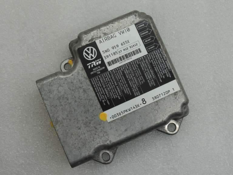 !! Nelaimes gadījumu dati !!! VW Tiguan 5N Gaisa spilvenu vadības bloks 5N0959655E 5N0959655G