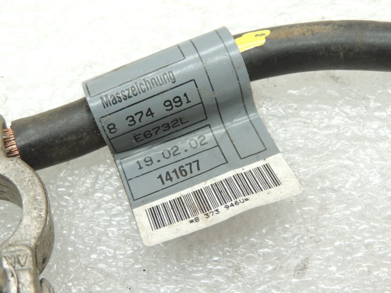 BMW 3. sērijas E46 negatīvais akumulatora kabelis 8374991