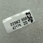 Eļļas padeves līnija automātiskajai pārnesumkārbai Opel 50-42LE AF30 90522445