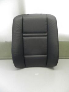 BMW E70 E71 Ādas atzveltnes spilvens priekšējā pasažiera sēdekļa atzveltnei melns
