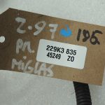 Opel Zafira B vadu instalācija miglas lukturi 13193607