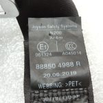 Renault Captur I J87 Aizmugurējā centrālā drošības josta 888504988R