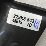 Renault Captur I J87 Aizmugurējā sēdekļa apšuvums kreisais 883D76433R
