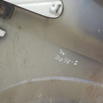 Opel Zafira B priekšējais kreisais dubļusargs 168 4XU GBI Metro 93184411