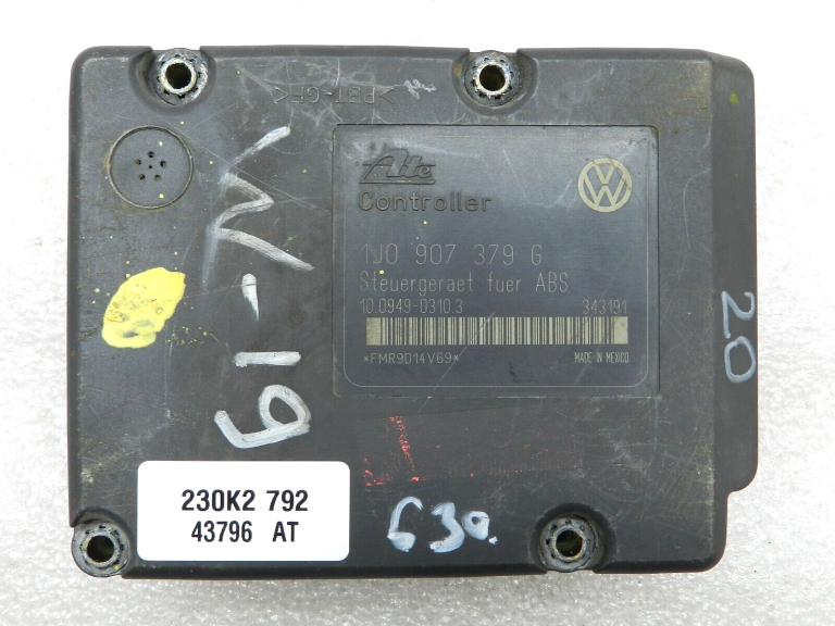 Volkswagen Sharan ABS sūkņa elektroniskā bloka vadības bloks 1J0907379G