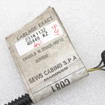 Oriģinālā Alfa Romeo Giulietta 940 numura zīmes apgaismojuma instalācija 51845804