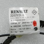 Renault Grand Scenic III radio antenas satelītnavigācijas kabeļu instalācija 282437912R