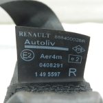Renault Grand Scenic III Aizmugurējā drošības josta melna 888400028R