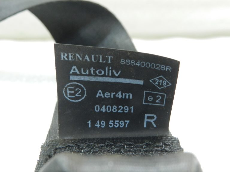 Renault Grand Scenic III Aizmugurējā drošības josta melna 888400028R