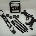 Dacia Duster salona pārvalku komplekts centrālās konsoles ventilācijas atveres durvju vāks HARM01