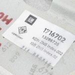 Opel Meriva B Priekšējo sēdekļu atzveltnes apsildes elements 13286735, 1748010, 1716702