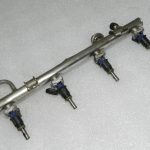 OEM Mercedes Benz W245 W169 1.7i Degvielas sadalītājs ar inžektoriem A2660700895