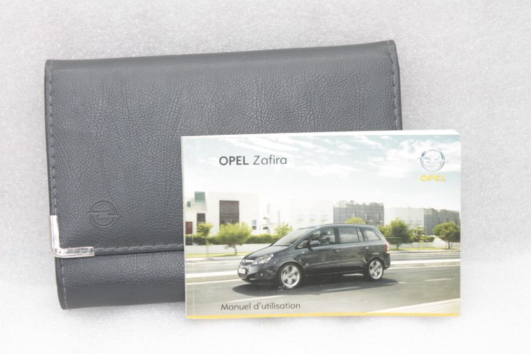 Opel Zafira B Manuel d’utilisation en français + pochette 13187435, 09927726
