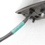 Oriģinālais Opel Meriva B ārējais spogulis labajā pusē, riekstkoka pelēks, GJM, 5 kontakti 13316236