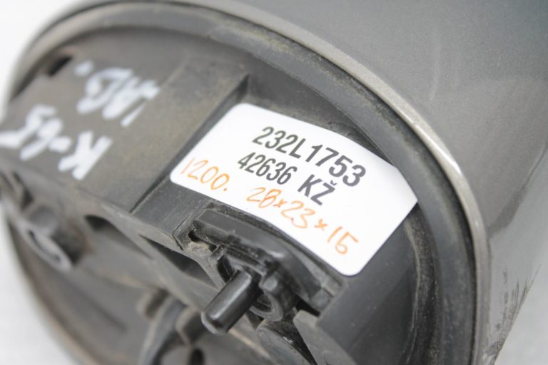 Oriģinālais Opel Meriva B ārējais spogulis labajā pusē, riekstkoka pelēks, GJM, 5 kontakti 13316236