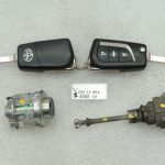 Toyota Avensis T27 radio atslēgas aizdedzes slēdzenes cilindra komplekts aizdedzes slēdzenes cilindrs
