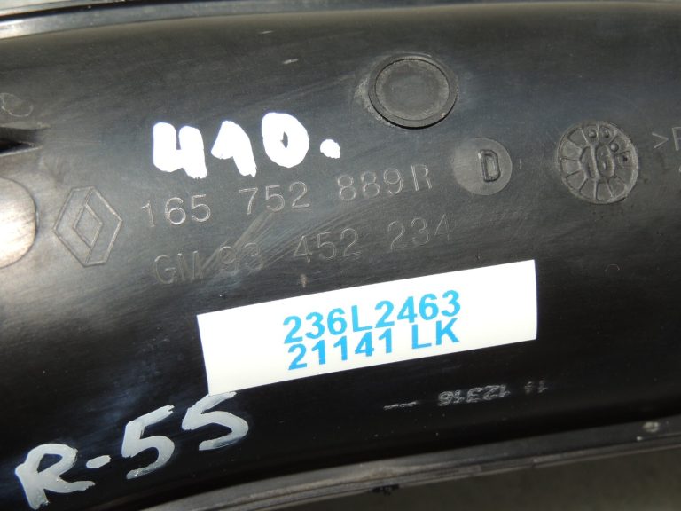 Renault Trafic III 1,6DCI 107kW turbokompresora gaisa ieplūdes caurule 165752889R