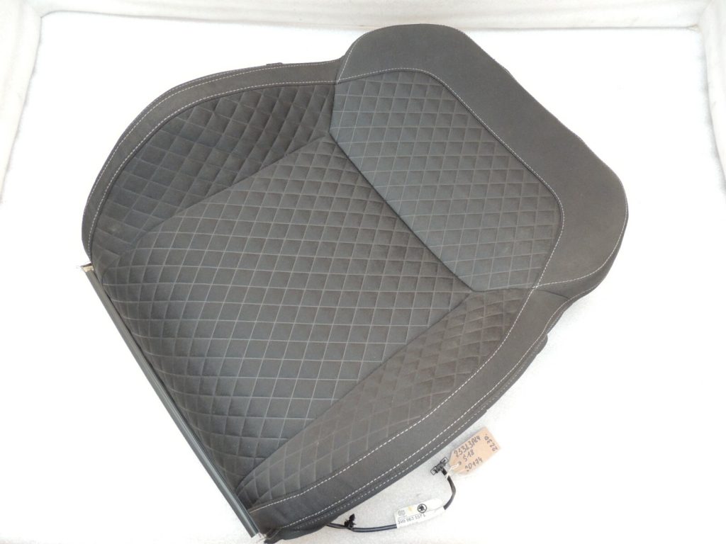Škoda Superb 3V Backrest Seat Cover Front Right Black Fabric 3V0881806FG
