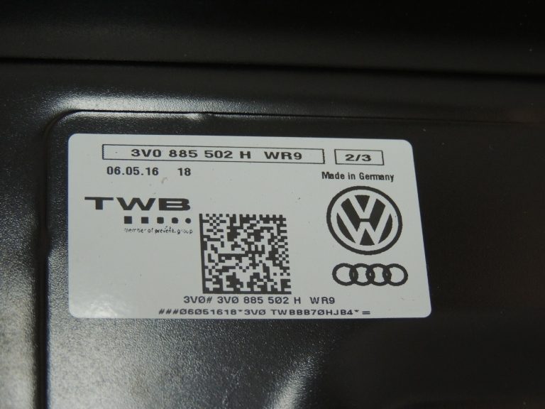 Škoda Superb III 3V Kombi Aizmugurējā labās puses atzveltnes rāmis 3V0885502H