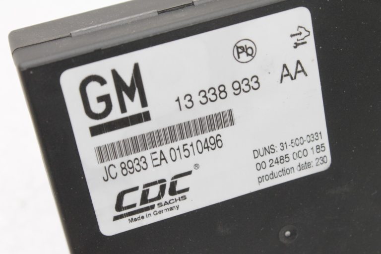 Opel Insignia A līmeņa pneimatiskās balstiekārtas vadības bloks 13338933, 13330272