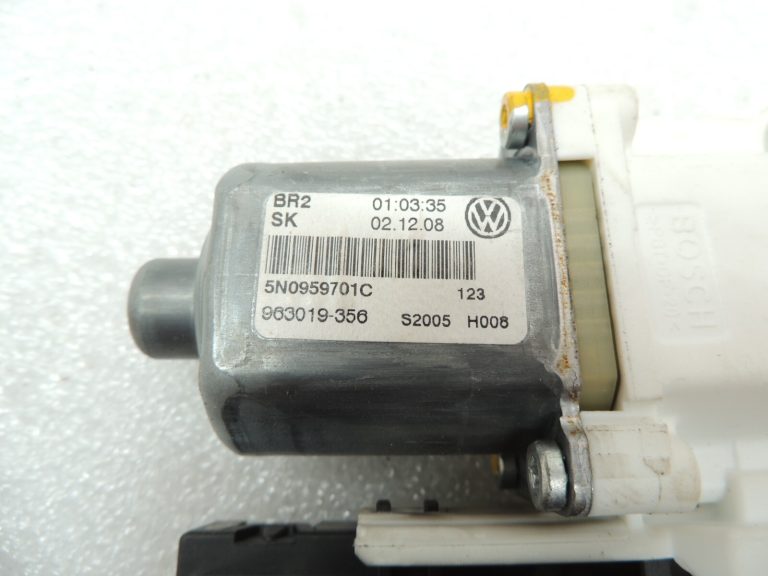 VW Tiguan 5N Logu regulatora motora durvju vadības bloks priekšējais kreisais 5N0959701E