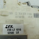 VW Tiguan 5N Passat B6 B7 B7 Aizmugures labās puses durvju slēdzene 3C4839016A