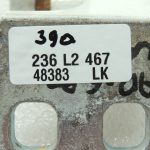 Alfa Romeo Giulietta 940 296 BIANCO GHIACCIO Labās puses apakšējo durvju eņģes 50525346