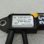 Renault Trafic II 2.5 DCi G9U630 Gaisa spiediena sensors 0281002772, 8200469905
