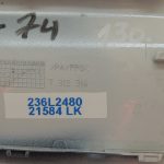 BMW X5 F15 degvielas uzpildes vāka vāciņš A96 minerālbalts 7312316 51917312316