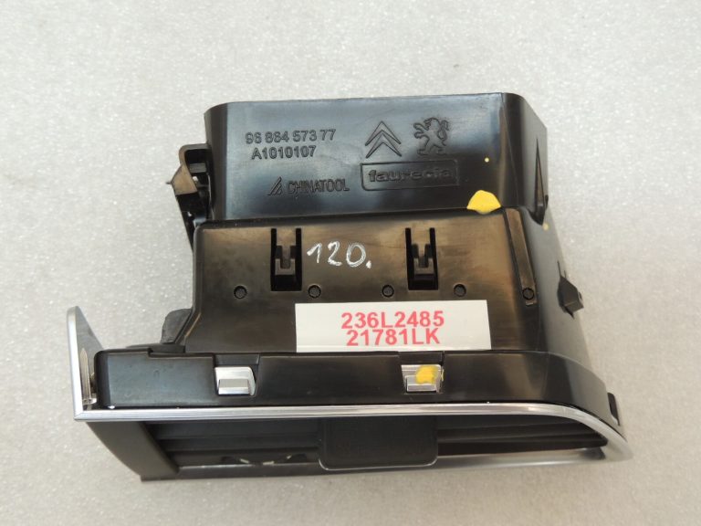 Peugeot 508 Priekšējā kreisā ventilācijas atvere Gaisa vads 9686457377 8265QL