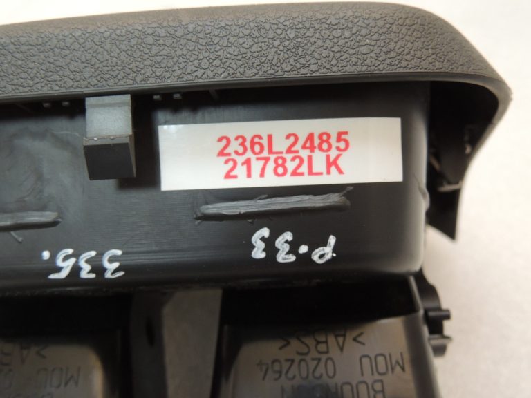 Peugeot 508 Aizmugurējā centrālā ventilācijas caurule Gaisa vads 96866080877 7591VG