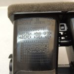 Peugeot 508 Aizmugurējā centrālā ventilācijas caurule Gaisa vads 96866080877 7591VG