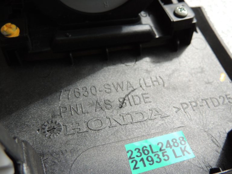 HONDA CR-V III MK3 Priekšējā labā ventilācijas caurule 77630-SWW-G02ZC
