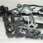BMW 3. sērijas E93 kabriolets Salokāms tops Aizmugurējās labās eņģes