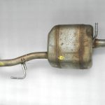 Oriģināls Toyota Yaris IV (XP210) 1.5 HEV izplūdes aizmugurējais trokšņu slāpētājs 17430K0050