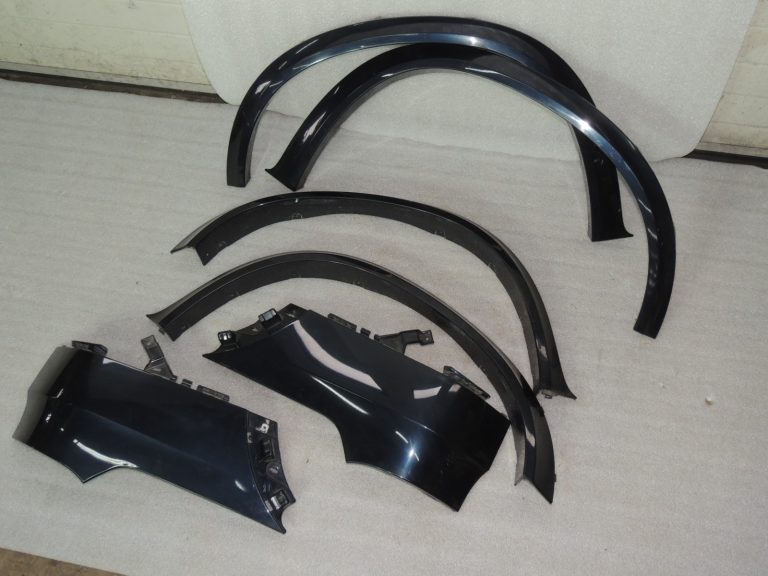 BMW X5 E70 riteņu arkas bampera pārsegs oglekļa melns metālisks 416