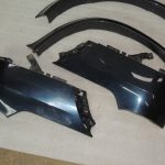 BMW X5 E70 riteņu arkas bampera pārsegs oglekļa melns metālisks 416